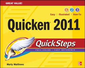 Quicken 2011 QuickSteps de Martin Matthews