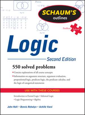 Schaum's Outline of Logic, Second Edition de John Nolt