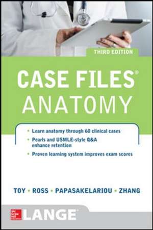 Case Files Anatomy 3/E de Eugene Toy