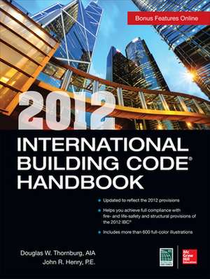 2012 International Building Code Handbook de Douglas Thornburg