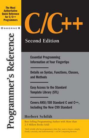 C/C++ Programmer's Reference de Herbert Schildt