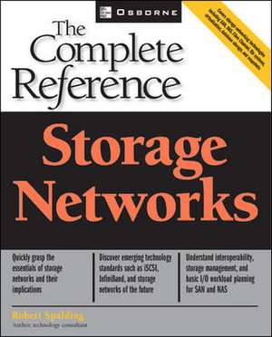 Storage Networks: The Complete Reference de Robert Spalding