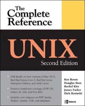 UNIX: The Complete Reference, Second Edition de Kenneth Rosen