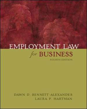 Employment Law for Business de Dawn Bennett-Alexander