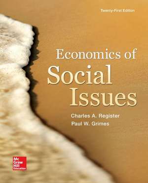 Economics of Social Issues de Charles Register