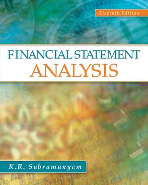 Financial Statement Analysis de K. R. Subramanyam