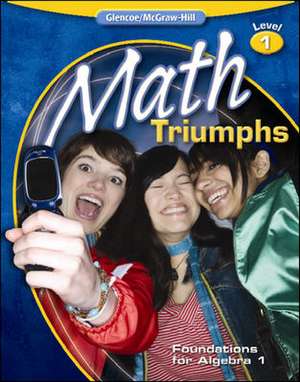 Math Triumphs--Foundations for Algebra 1: Libro de Ejercicios Para Practicar Tests de McGraw-Hill Education