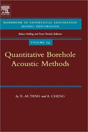 Quantitative Borehole Acoustic Methods de X.M. Tang