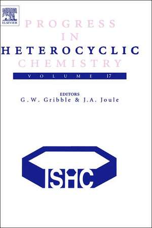 Progress in Heterocyclic Chemistry de Gordon Gribble