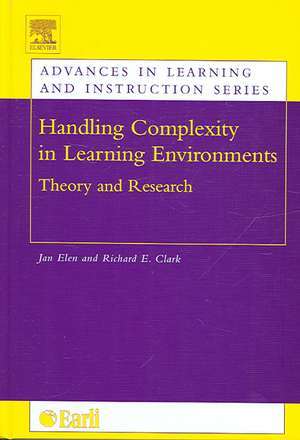 Handling Complexity in Learning Environments – Theory and Research de Jan Elen