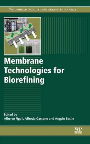 Membrane Technologies for Biorefining de Alberto Figoli