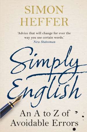 Simply English de SIMON HEFFER