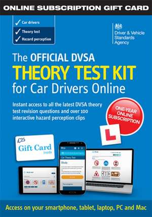 DVSA OFF. THEORY TEST CAR DRIVERS de Driver and Vehicle Standards Agency