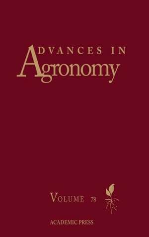 Advances in Agronomy de Donald L. Sparks