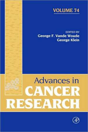 Advances in Cancer Research de George F. Vande Woude