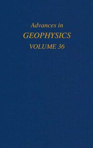 Advances in Geophysics de Renata Dmowska