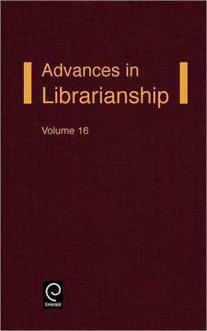 Advances in Librarianship de Irene P. Godden