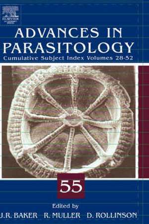 Advances in Parasitology de John R. Baker