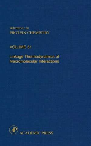 Linkage Thermodynamics of Macromolecular Interactions de Frederic M. Richards