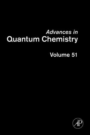 Advances in Quantum Chemistry de John R. Sabin