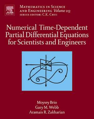 Numerical Time-Dependent Partial Differential Equations for Scientists and Engineers de Moysey Brio