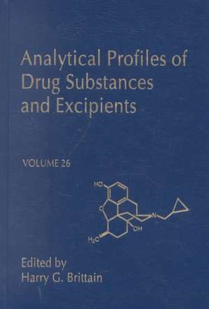 Analytical Profiles of Drug Substances and Excipients de Harry G. Brittain