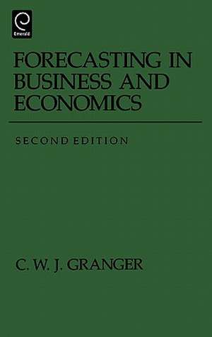 Forecasting in Business and Economics de Clive W. J. Granger