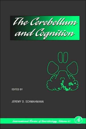 The Cerebellum and Cognition de Jeremy D. Schmahmann