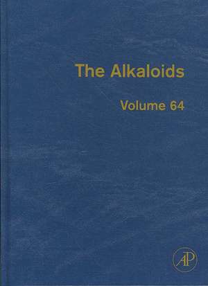 The Alkaloids: Chemistry and Biology de Geoffrey A. Cordell