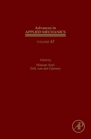 Advances in Applied Mechanics de Erik van der Giessen