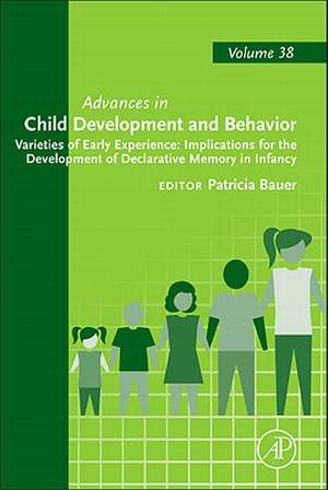 Varieties of Early Experience: Implications for the Development of Declarative Memory in Infancy de Patricia J. Bauer