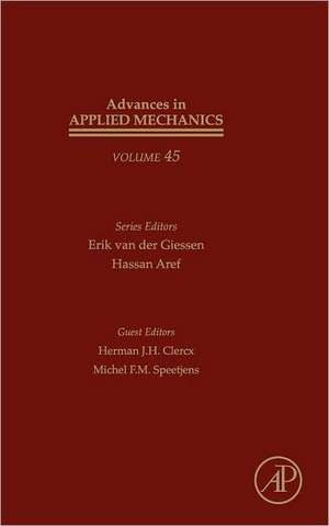 Advances in Applied Mechanics de Erik van der Giessen