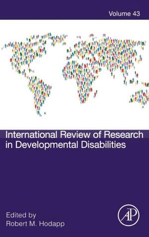 International Review of Research in Developmental Disabilities de Robert M. Hodapp