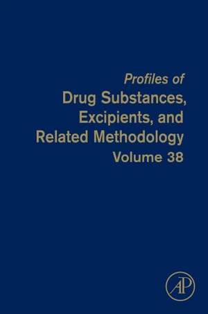 Profiles of Drug Substances, Excipients, and Related Methodology de Harry G. Brittain