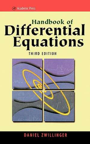 Handbook of Differential Equations de Daniel Zwillinger