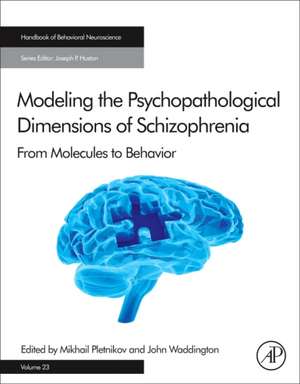 Modeling the Psychopathological Dimensions of Schizophrenia: From Molecules to Behavior de Mikhail Pletnikov