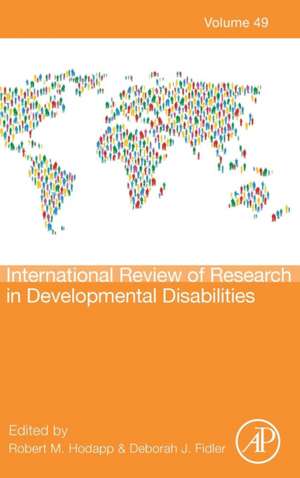 International Review of Research in Developmental Disabilities de Robert M. Hodapp