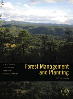 Forest Management and Planning de Pete Bettinger