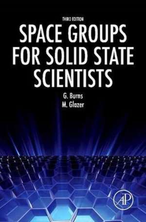 Space Groups for Solid State Scientists de Michael Glazer