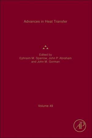 Advances in Heat Transfer de Ephraim M. Sparrow