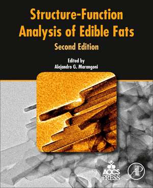 Structure-Function Analysis of Edible Fats de Alejandro G. Marangoni