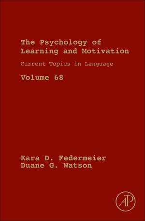 Current Topics in Language de Kara D. Federmeier