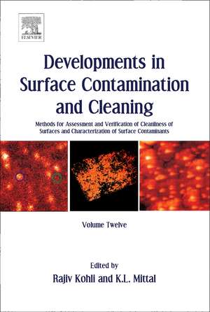 Developments in Surface Contamination and Cleaning, Volume 12: Methods for Assessment and Verification of Cleanliness of Surfaces and Characterization of Surface Contaminants de Rajiv Kohli