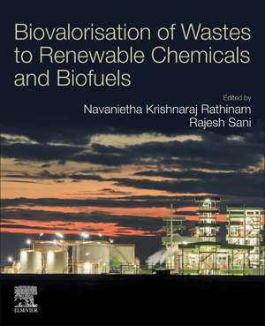 Biovalorisation of Wastes to Renewable Chemicals and Biofuels de Navanietha Krishnaraj Rathinam