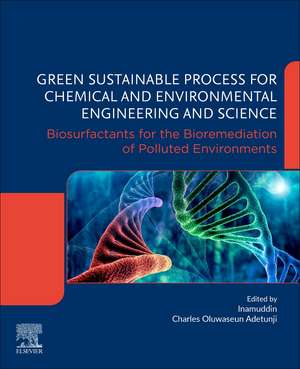 Green Sustainable Process for Chemical and Environmental Engineering and Science: Biosurfactants for the Bioremediation of Polluted Environments de Inamuddin