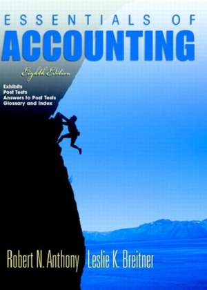 Essentials of Accounting and Post Test Booklet 8 de Robert N Anthony