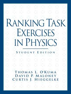 Ranking Task Exercises in Physics de Thomas L. O'Kuma