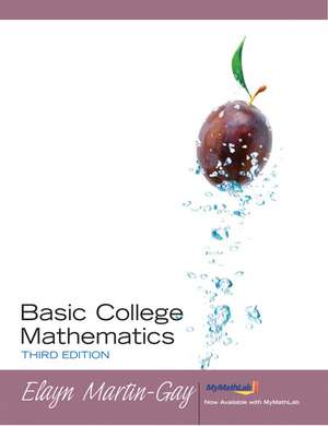 Basic College Mathematics de Elayn Martin-Gay