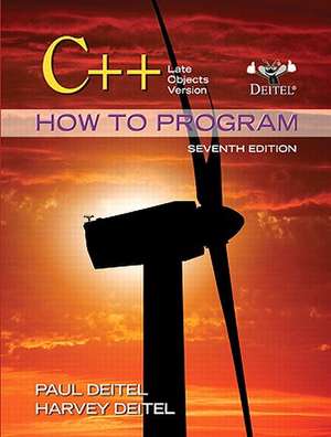 C++ How to Program: Late Objects Version [With Access Code] de Paul J. Deitel