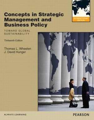 Concepts in Strategic Management and Business Policy de Thomas L. Wheelen